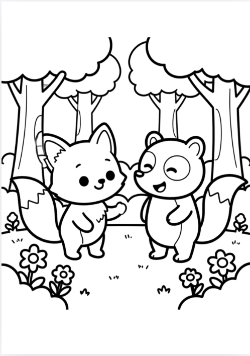 Children's Colouring Book — Handcrafted by cheeky Monkey