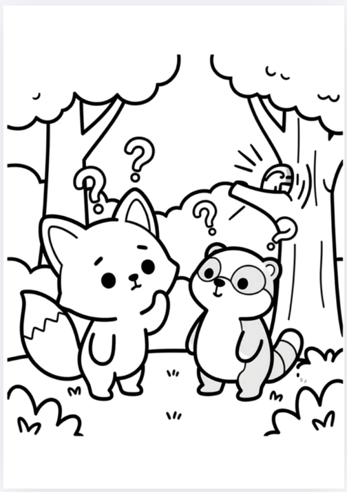 Children's Colouring Book — Handcrafted by cheeky Monkey