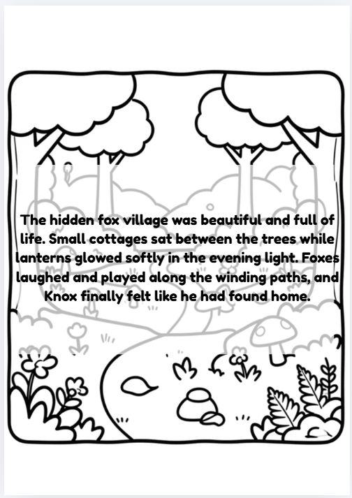 Children's Colouring Book — Handcrafted by cheeky Monkey