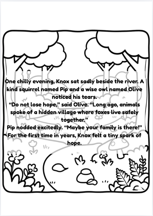 Children's Colouring Book — Handcrafted by cheeky Monkey